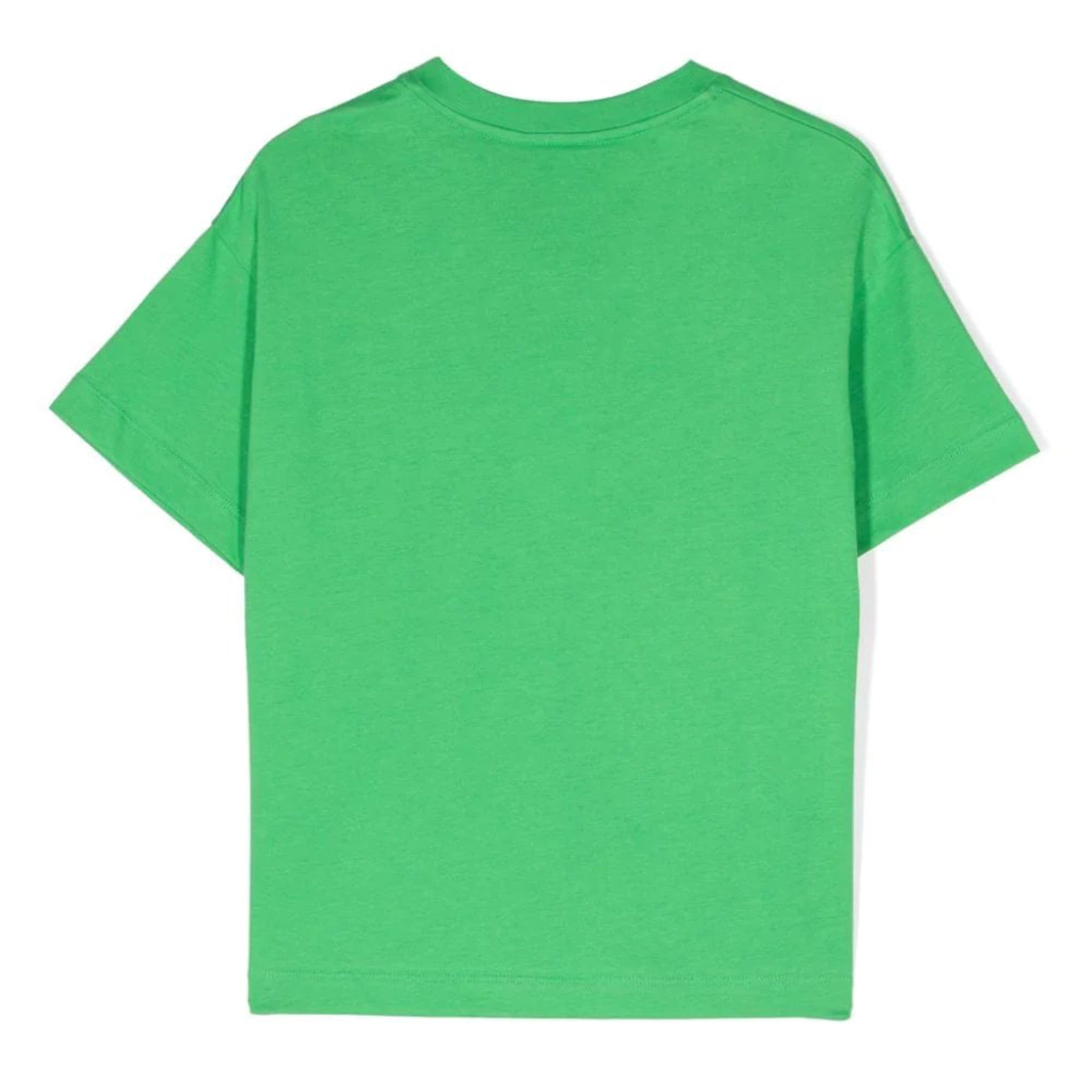 Fendi Baby Unisex Logo Print T shirt Green