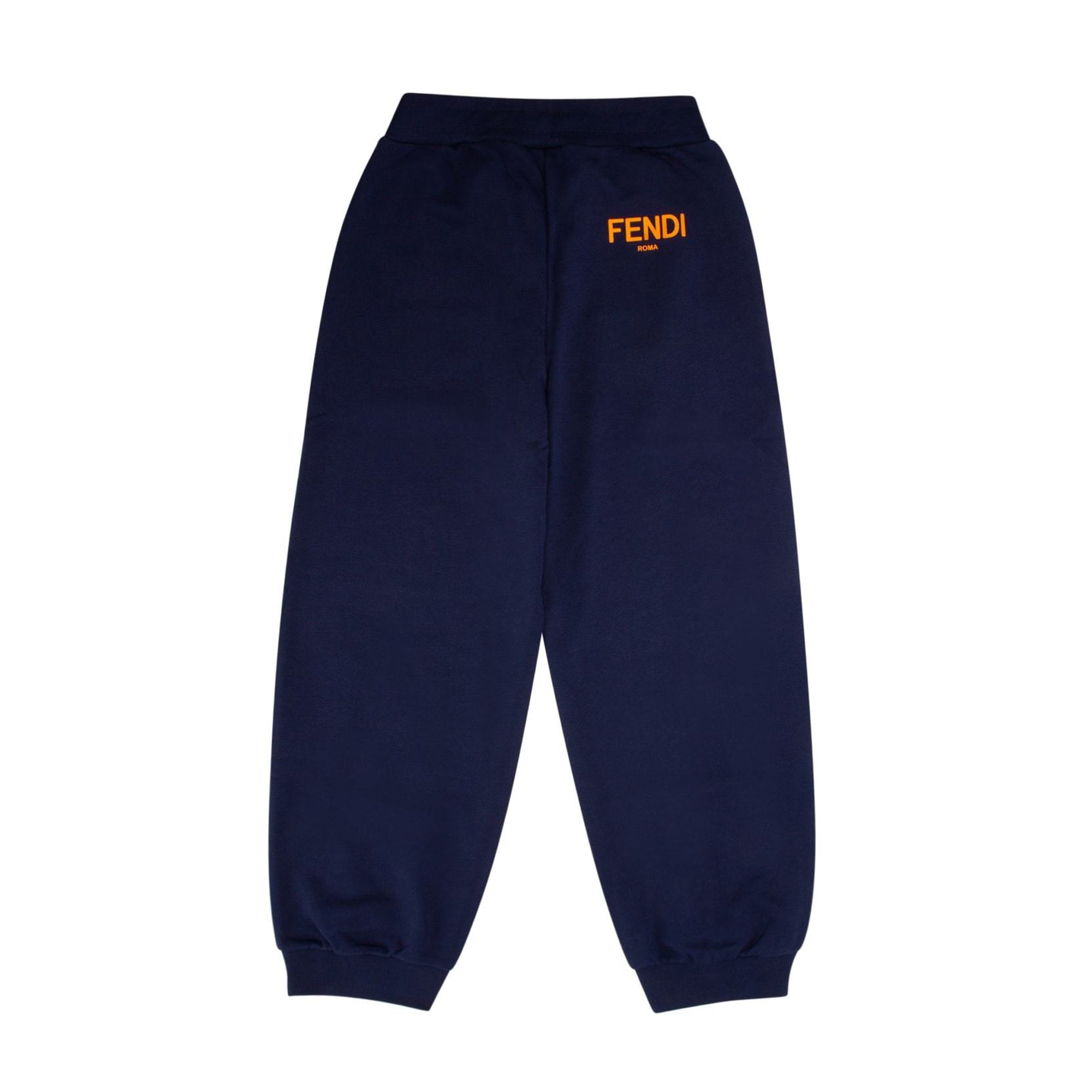 Fendi Boys Special Edition Blue Cotton FF Logo Sweatsuit