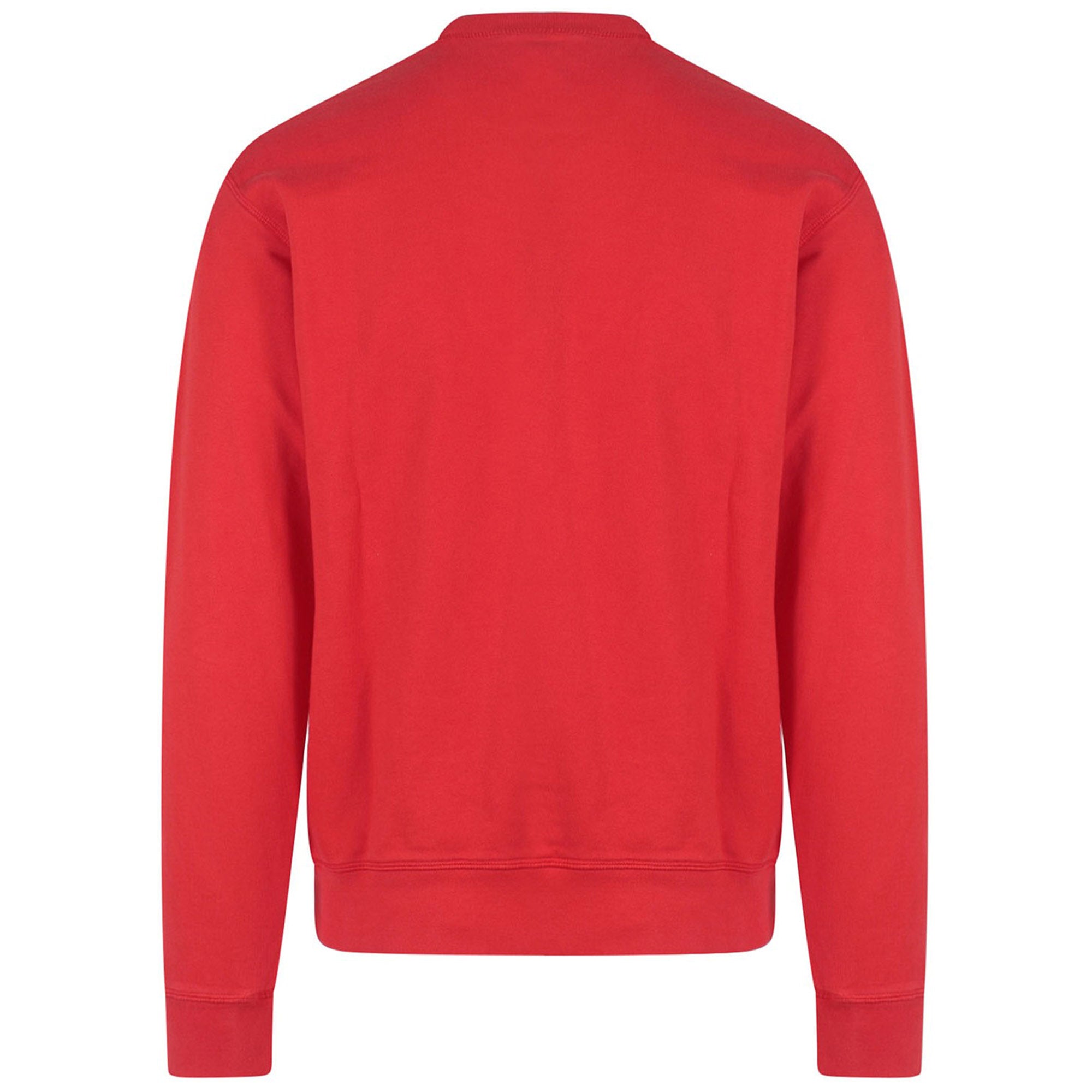 Dsquared2 Mens Logo Print Sweater Red – Maison Threads