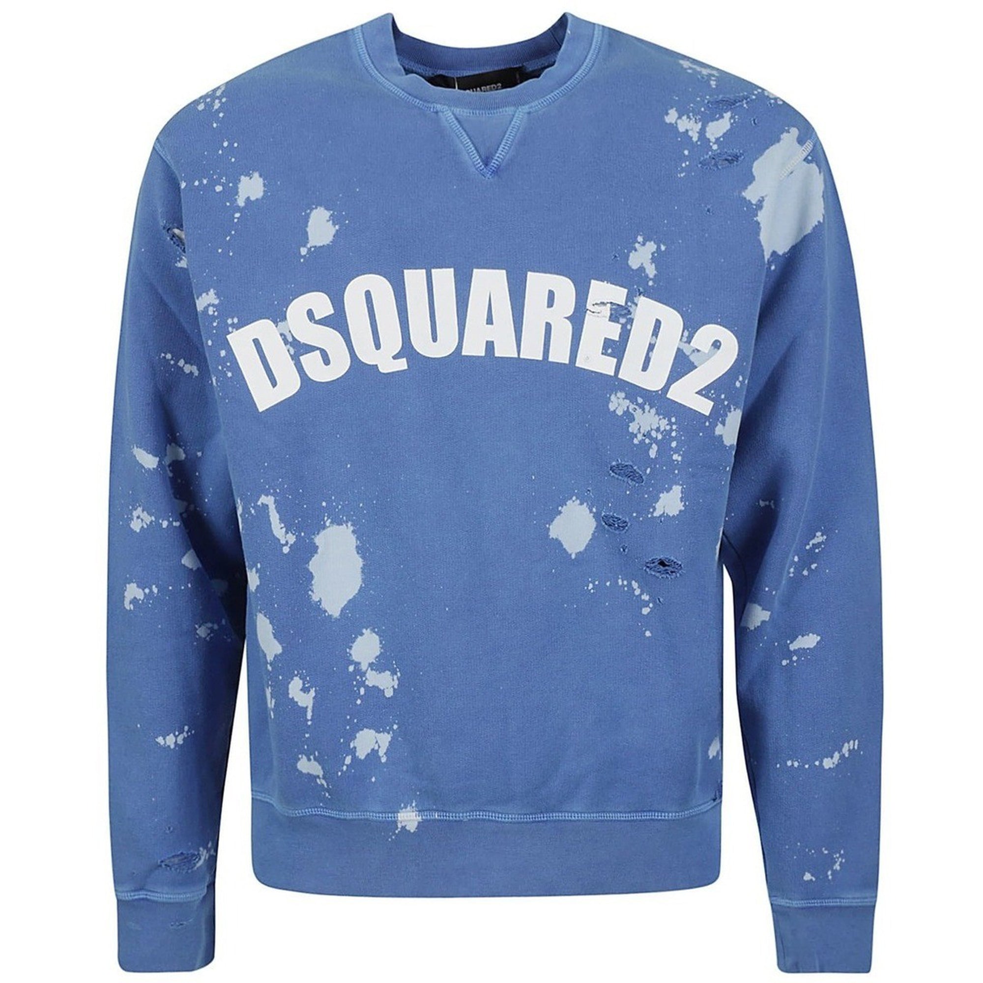 Dsquared2 blue sweatshirt sale