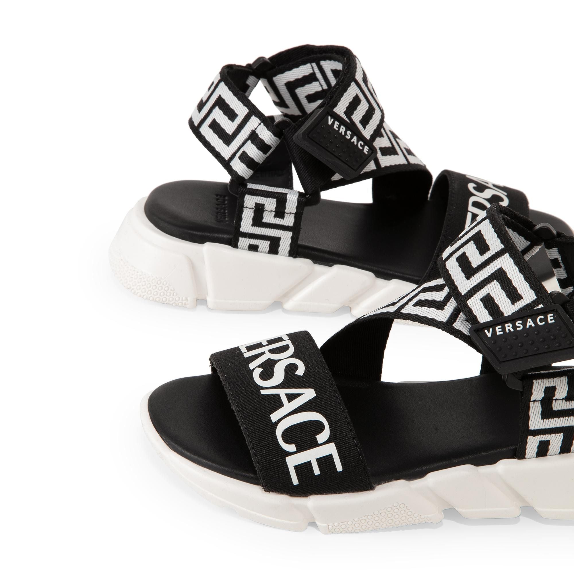 Versace greca online sandals