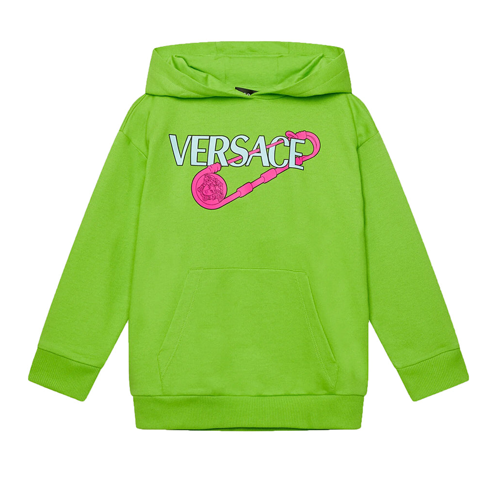 Versace Sweatshirt Sweatshirt Fabric Series Neon Effect Logo Print
