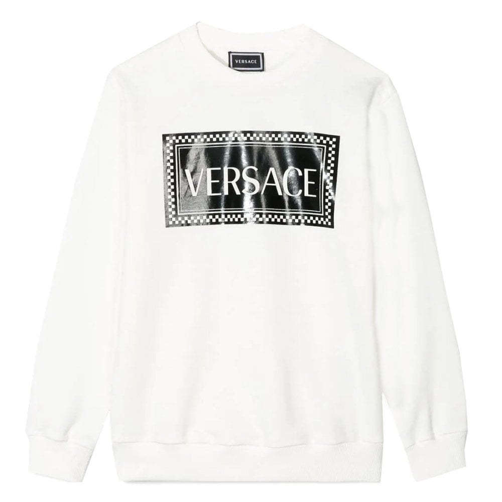 Versace on sale sweater white