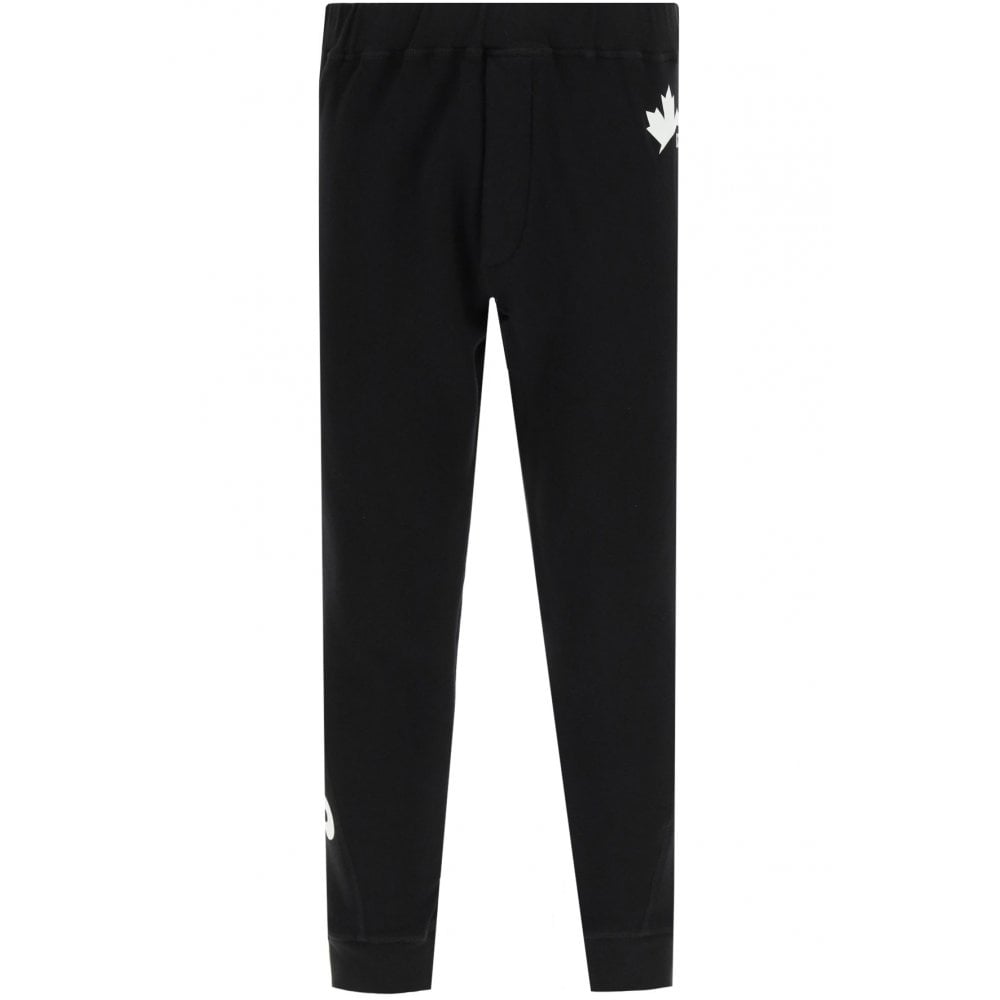 Boys cotton joggers black