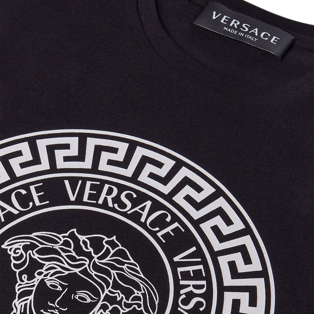 Versace Boys Medusa Motif T-Shirt Black – Maison Threads