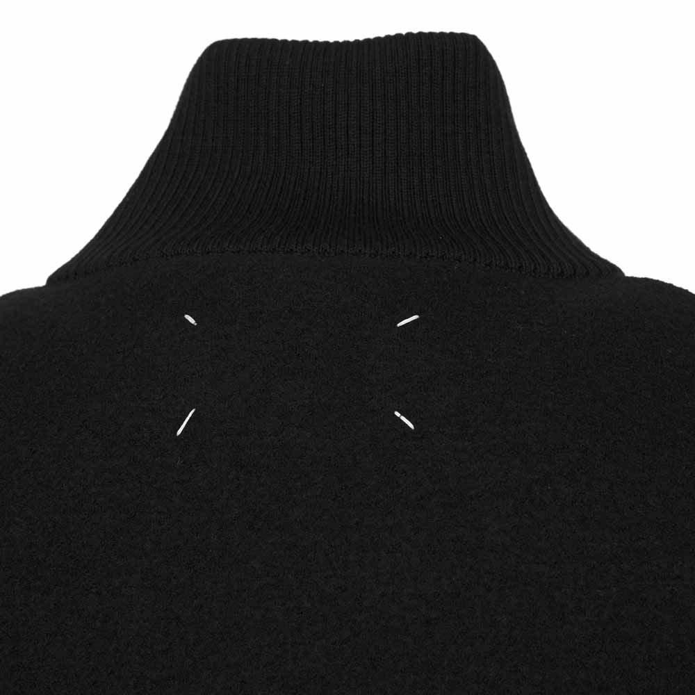 Maison Margiela Half-zip Wool Jumper Black – Maison Threads