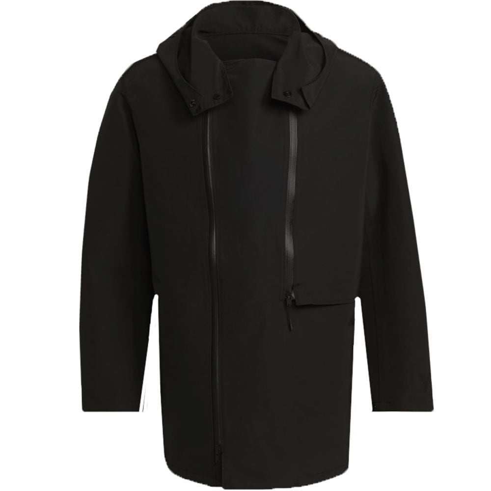 Y-3 Mens Dense Parka Jacket Black