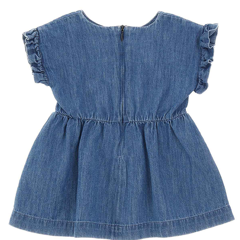 Infant blue hot sale jean dress