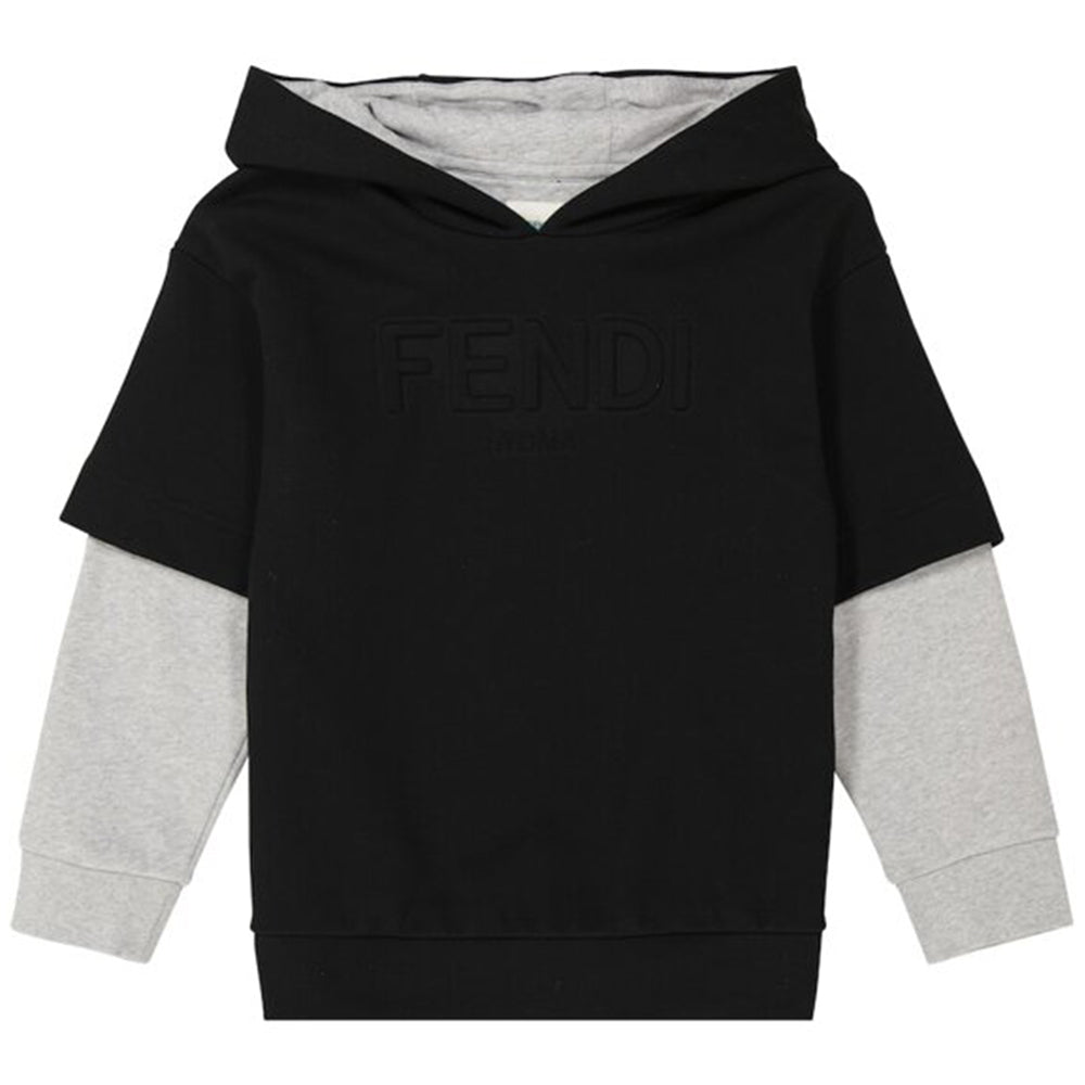 Fendi hoodie shop black