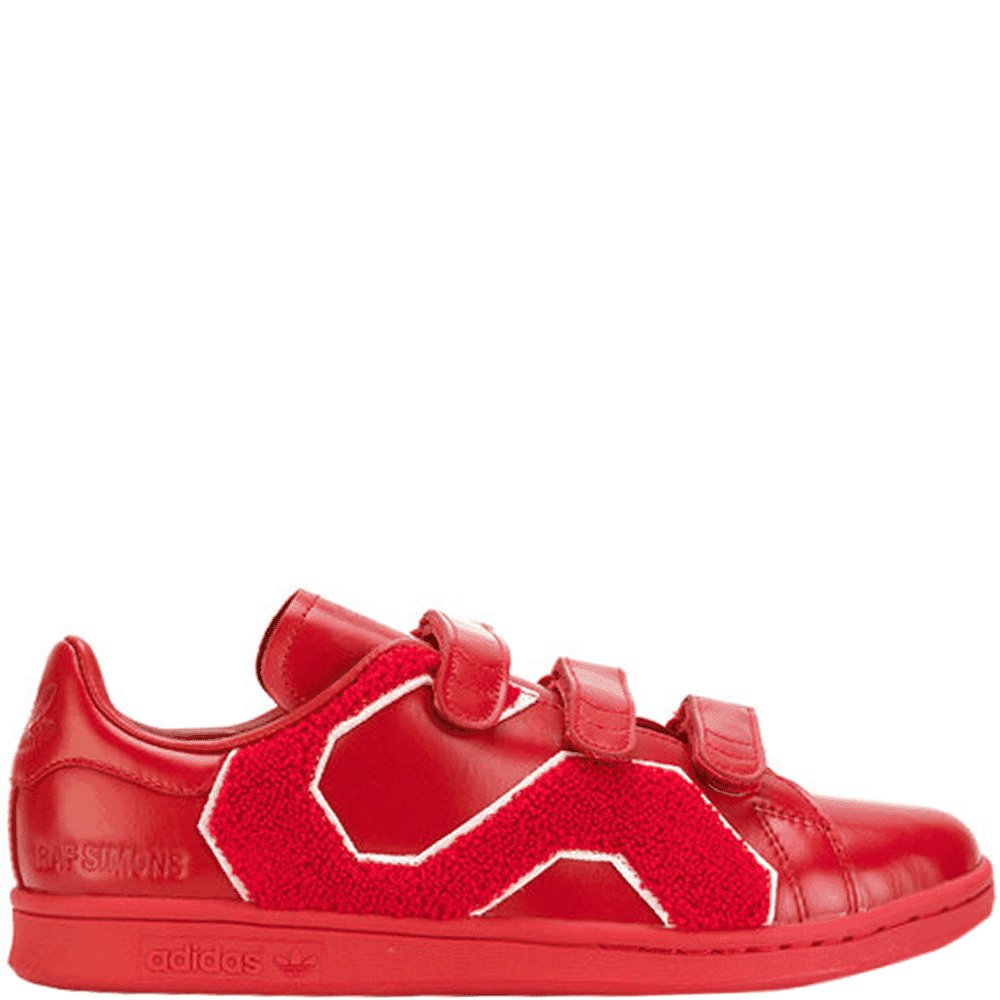 Adidas X RAF Simons Men s Stan Smith Red Sneakers