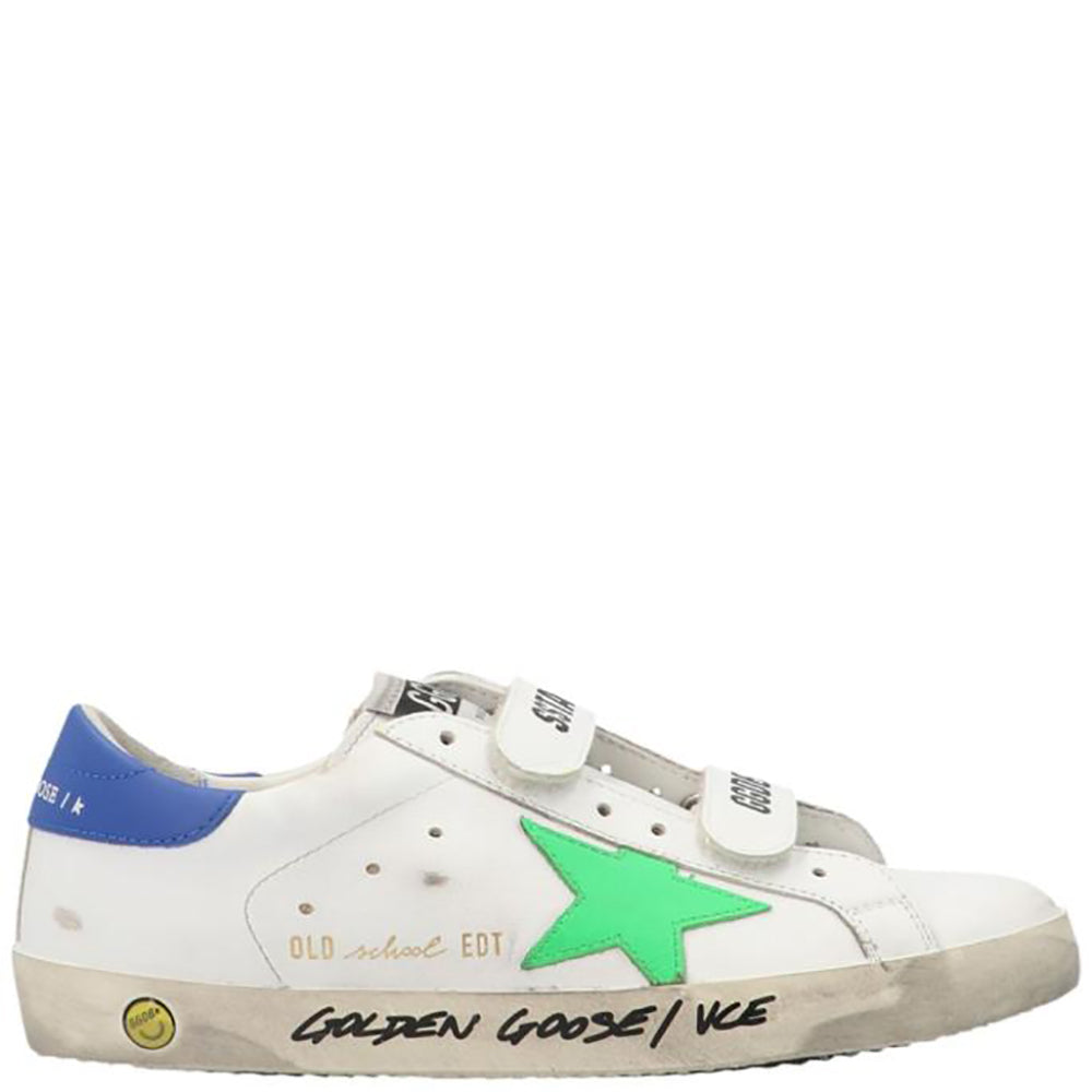 Golden Goose Unisex Old School Leather Sneakers White – Maison Threads