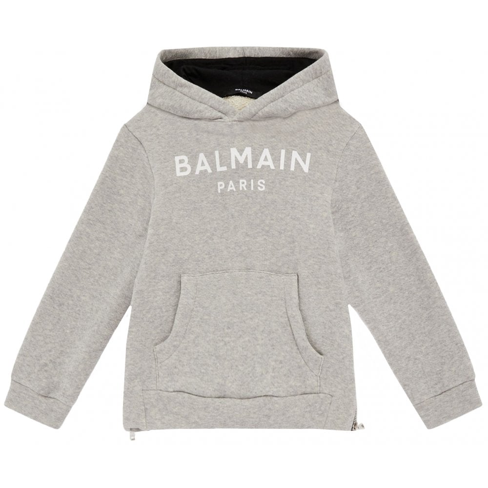 Balmain on sale hoodie grey