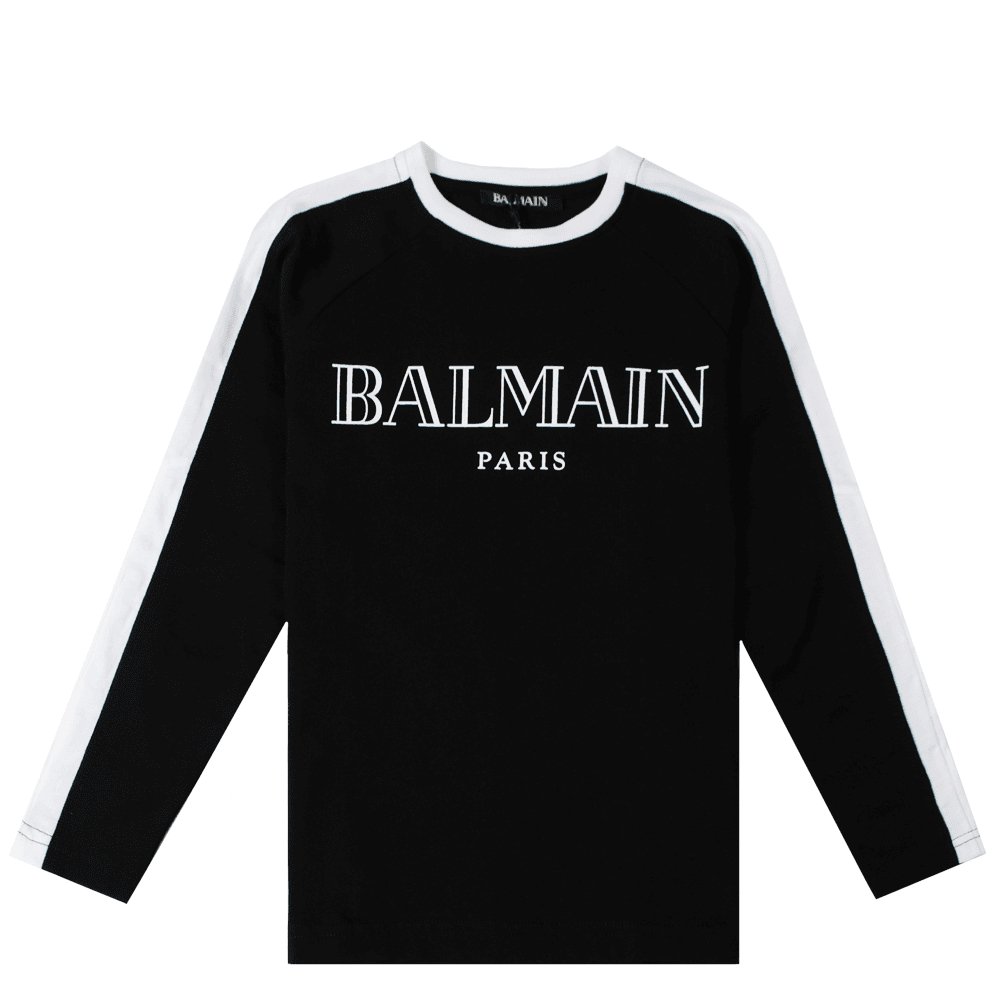 Balmain long discount sleeve t shirt