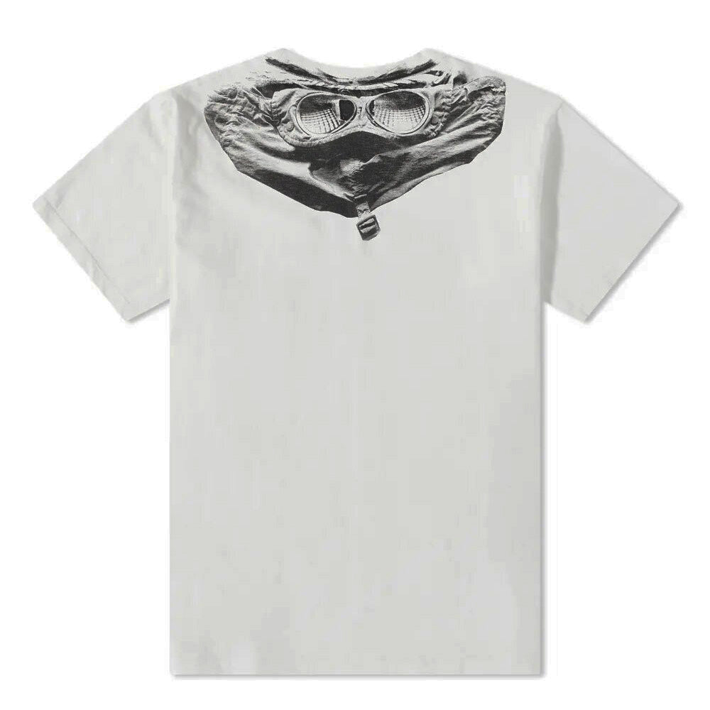 C.P Company Kids Logo Print T Shirt White Maison Threads