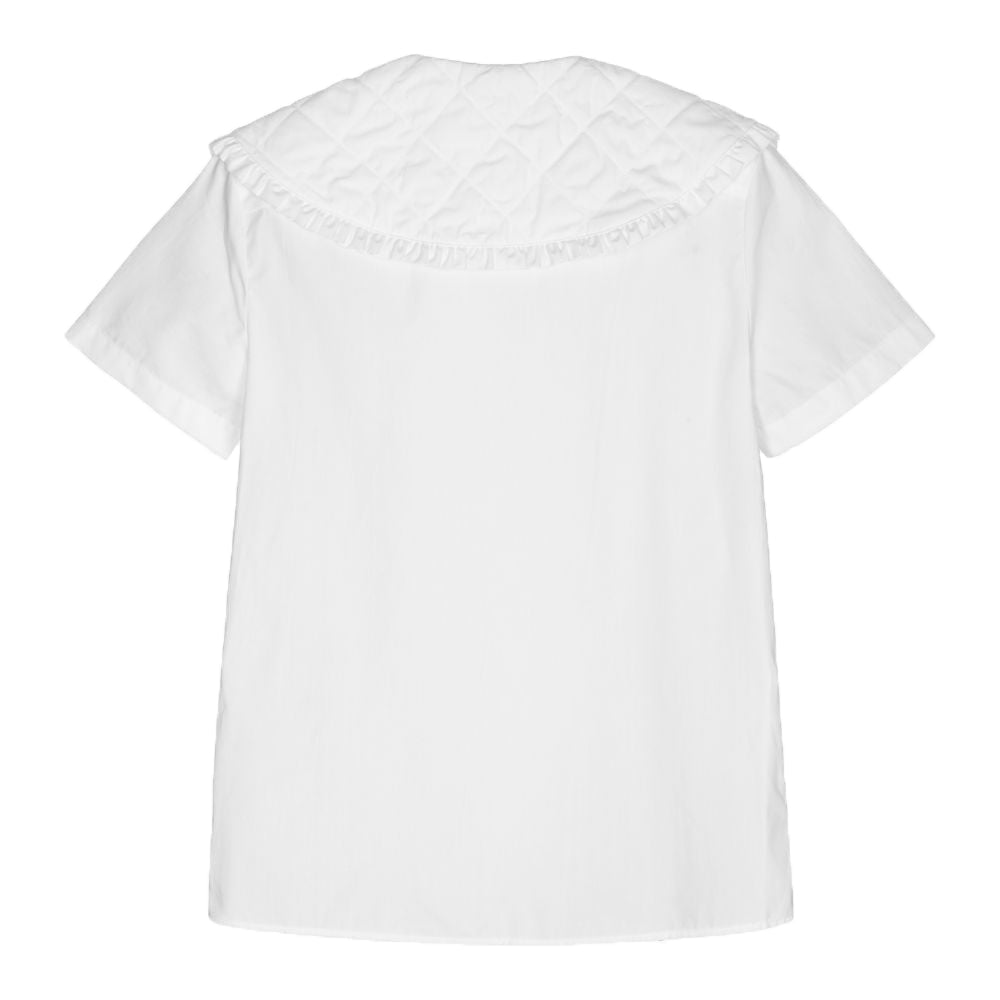 DKNY T-shirt - Cropped - White w. Logo » Quick Shipping