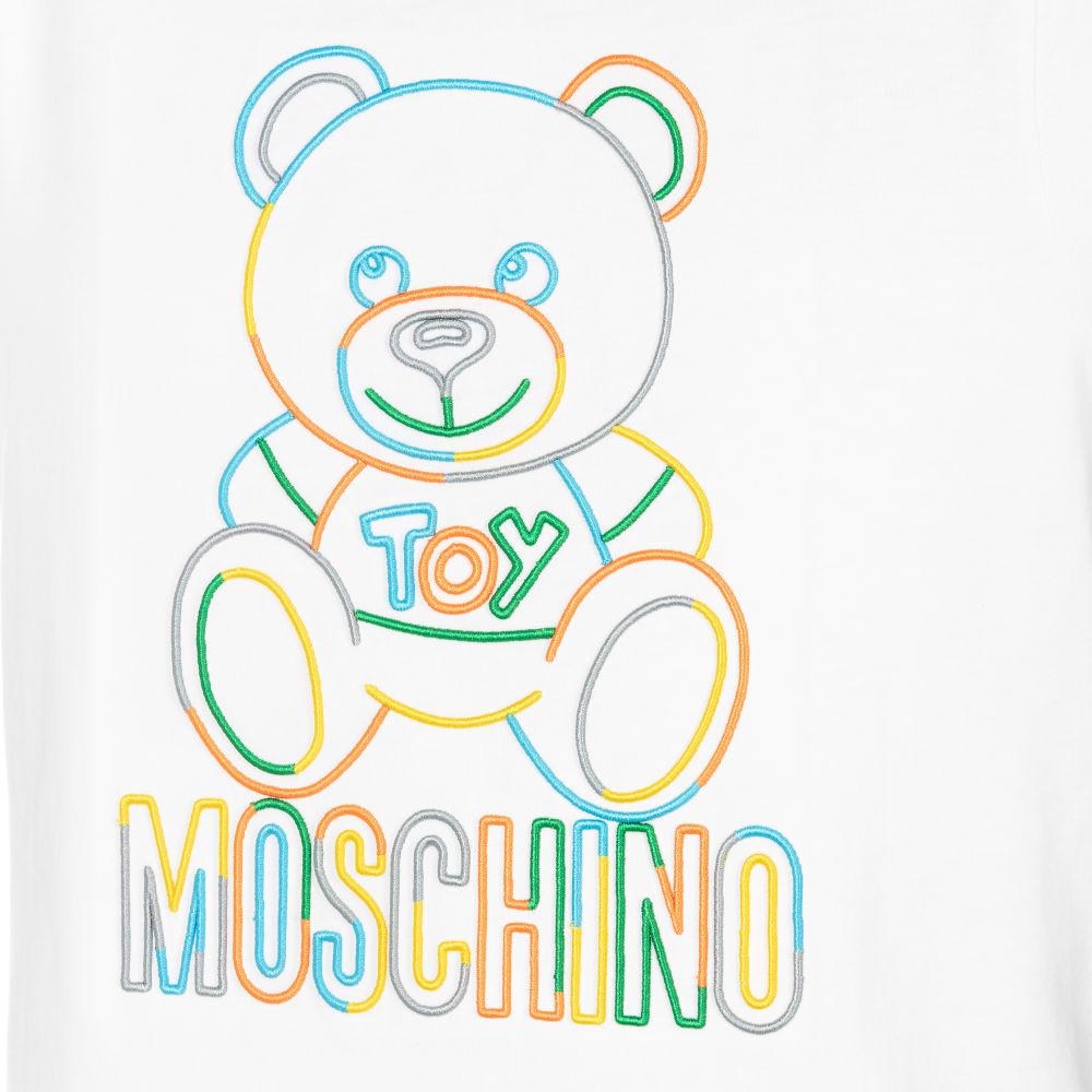 Moschino Kids Multi-Coloured Teddy Bear T-Shirt