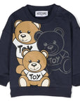 Moschino Baby Boys Teddy Bear Sweater in Navy