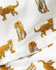 Lucas Du Tertre Yellow Jaguar Duvet Cover