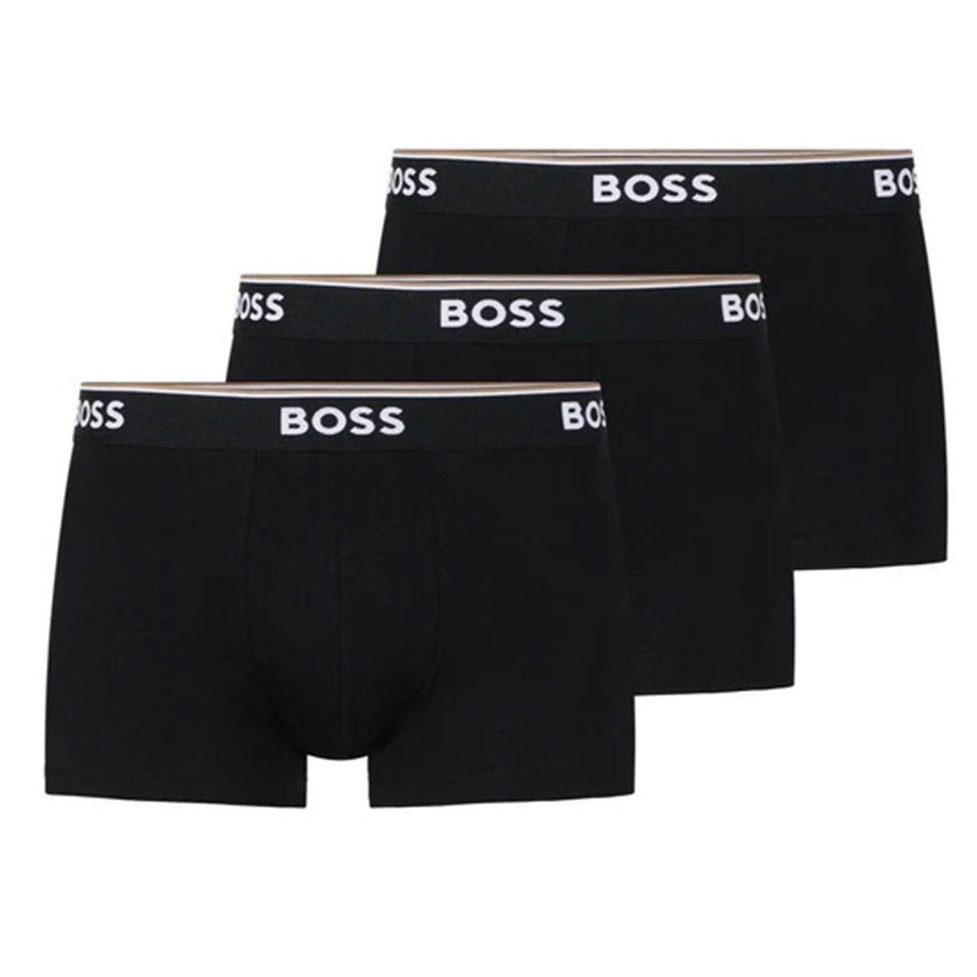 Hugo Boss Mens 3 Piece Set Trunks Black