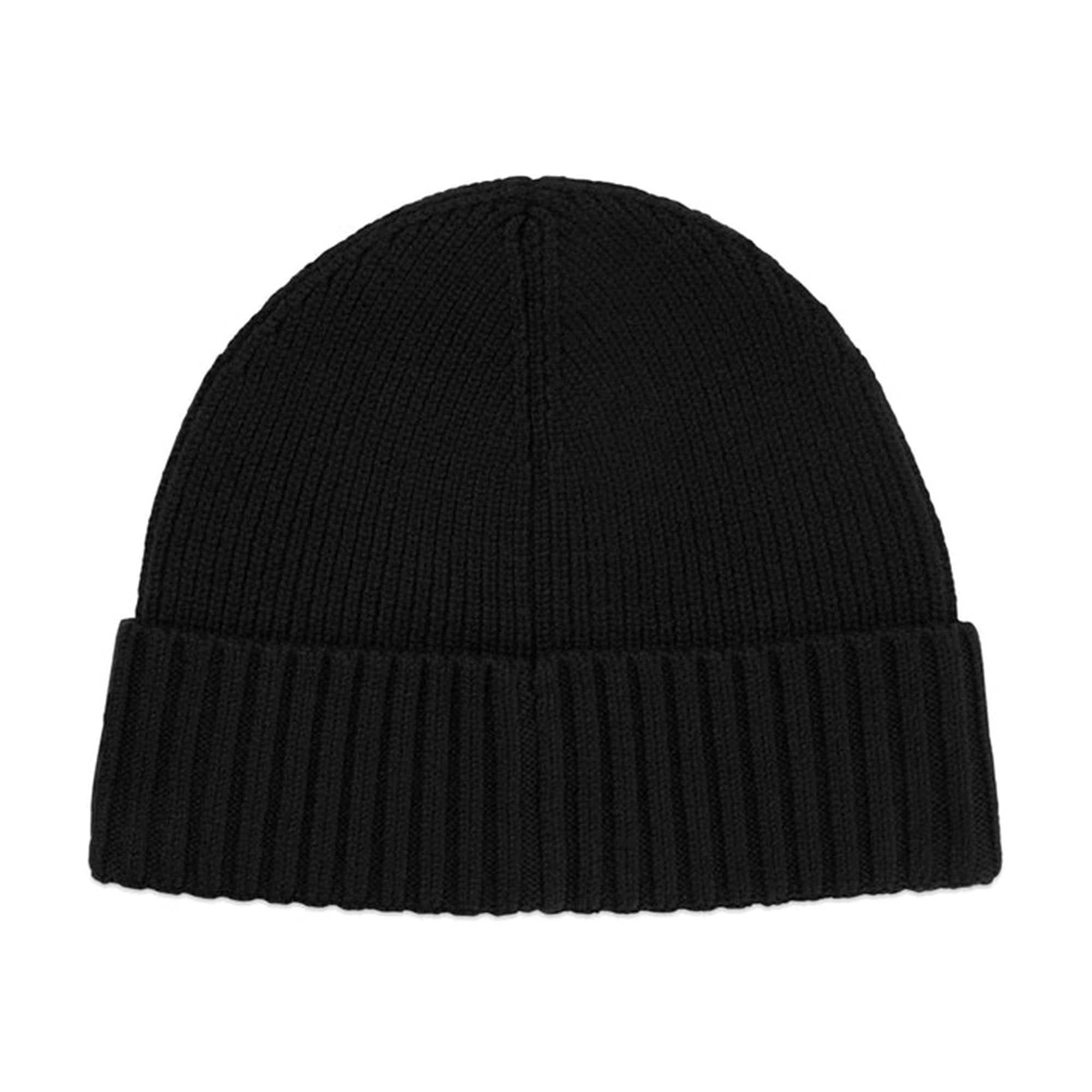 Hugo Boss Mens Logo Beanie Black