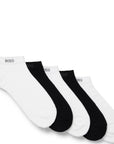 Hugo Boss Mens 5 Pack Cotton Socks White
