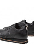 Hugo Boss Mens Parkour Running Sneakers Black