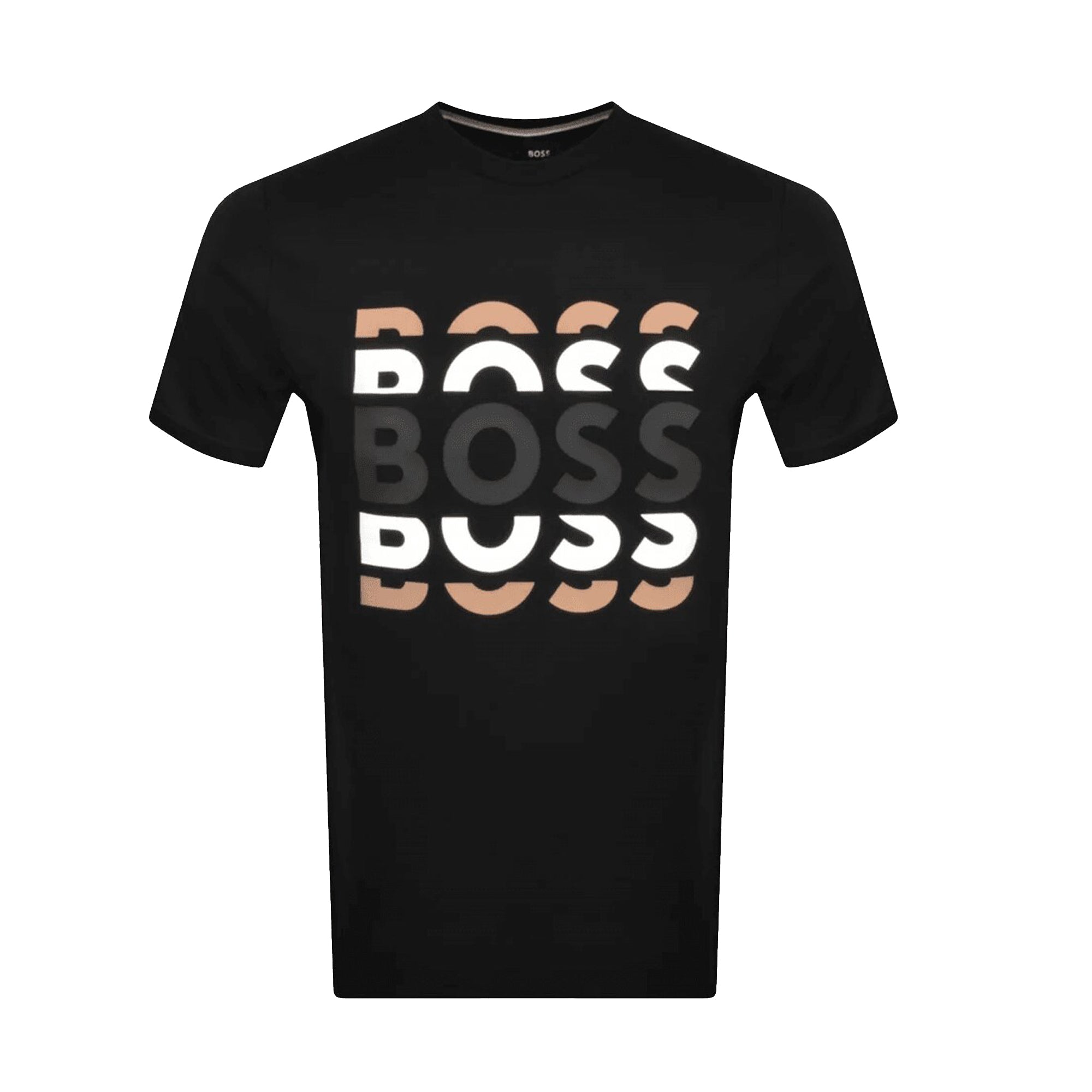 Hugo Boss Mens T-Shirt With Logo Black