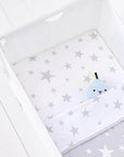 2 Pack Crib Fitted Sheets - Star