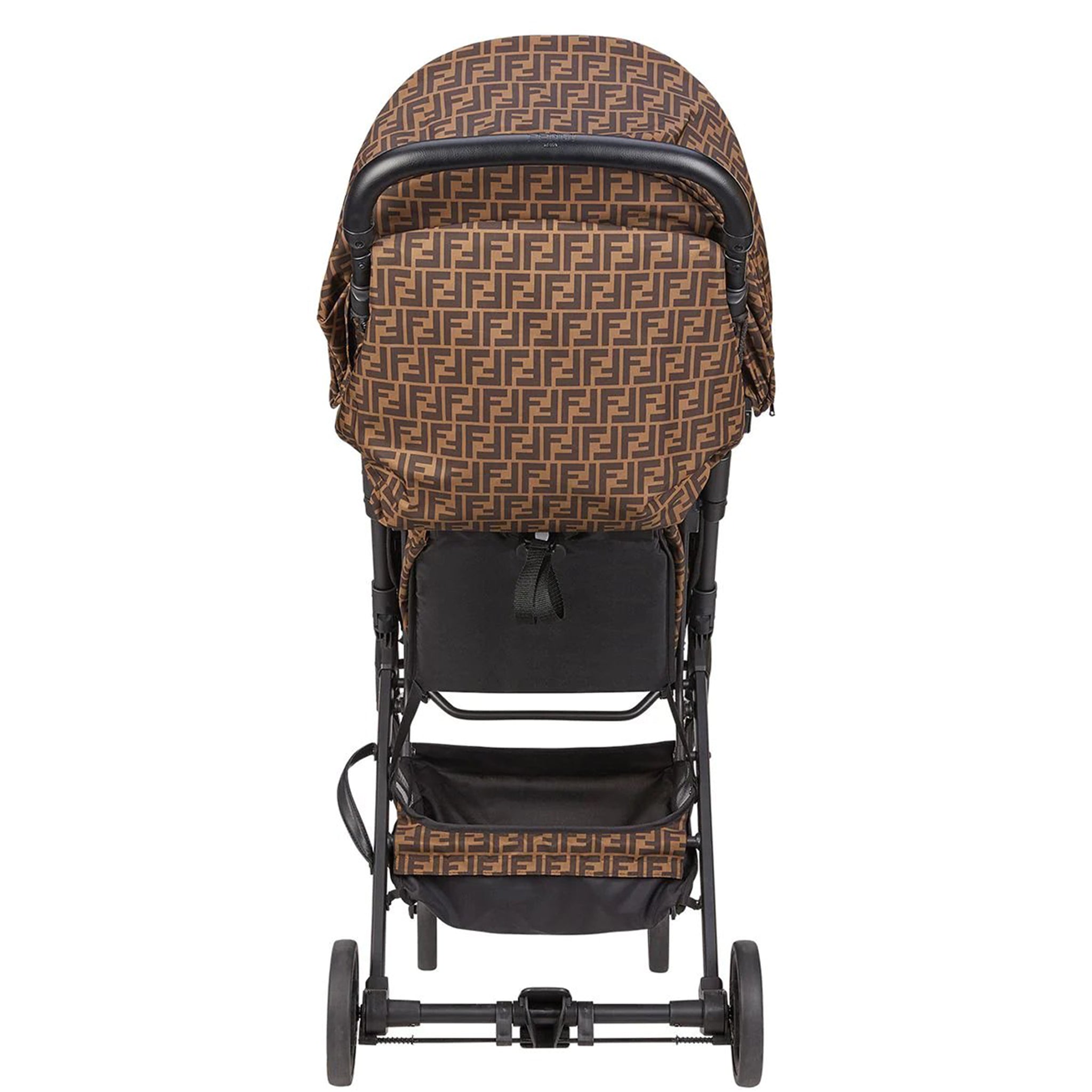 Fendi FF All Over Logo Fabric Stroller Brown