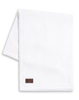 Organic Knitted Fleece Baby Blanket - White