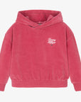 Tommy Hilfiger Girls Velour Hoodie Pink