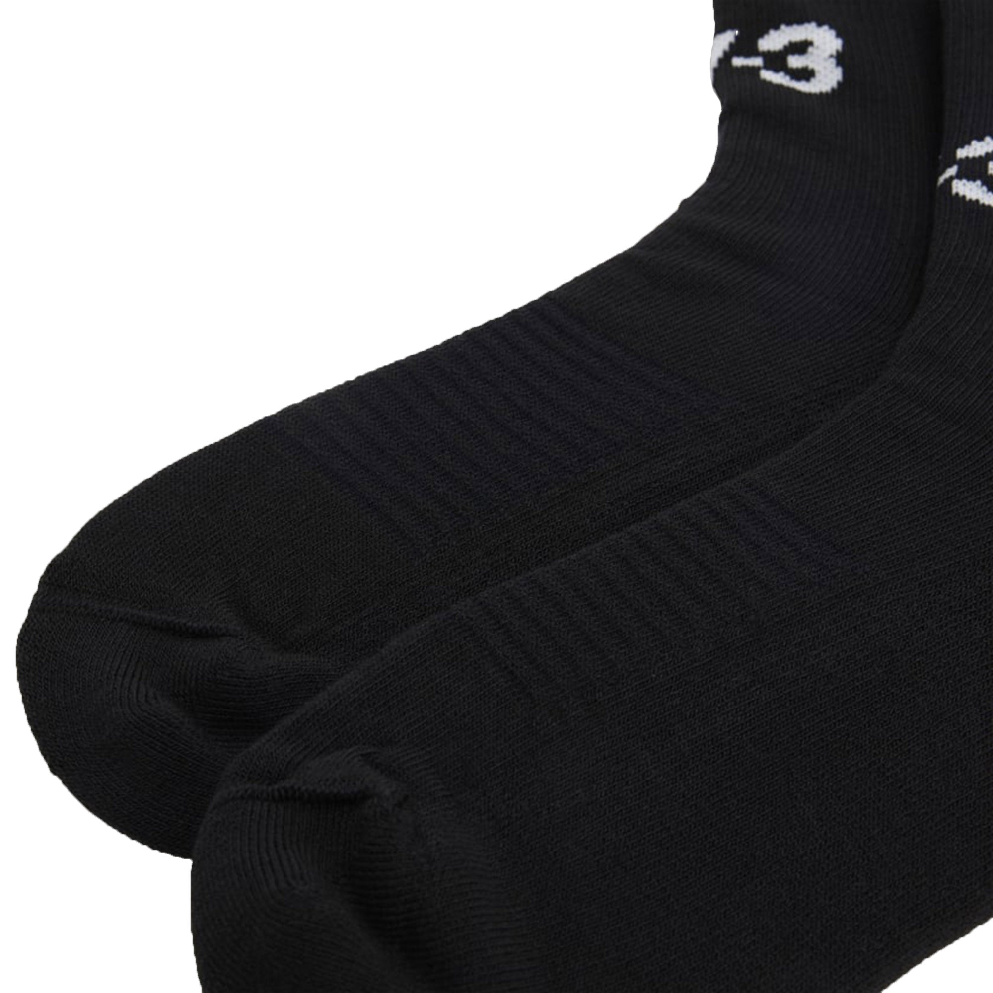 HUGO Intarsia-knit-logo Two-pack Socks in Black for Men