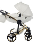 Junama  Fluo Individual 3 in 1 Travel System - White/Gold