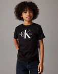 Calvin Klein Unisex Logo T shirt Black