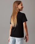 Calvin Klein Unisex Logo T shirt Black