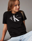 Calvin Klein Unisex Logo T shirt Black