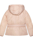 Calvin Klein Belted Fur Jacket Pink