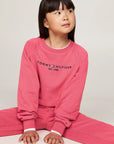 Tommy Hilfiger Logo Tracksuit Set Pink