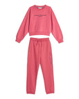 Tommy Hilfiger Logo Tracksuit Set Pink