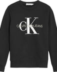 Calvin Klein Unisex Logo Sweatshirt Black