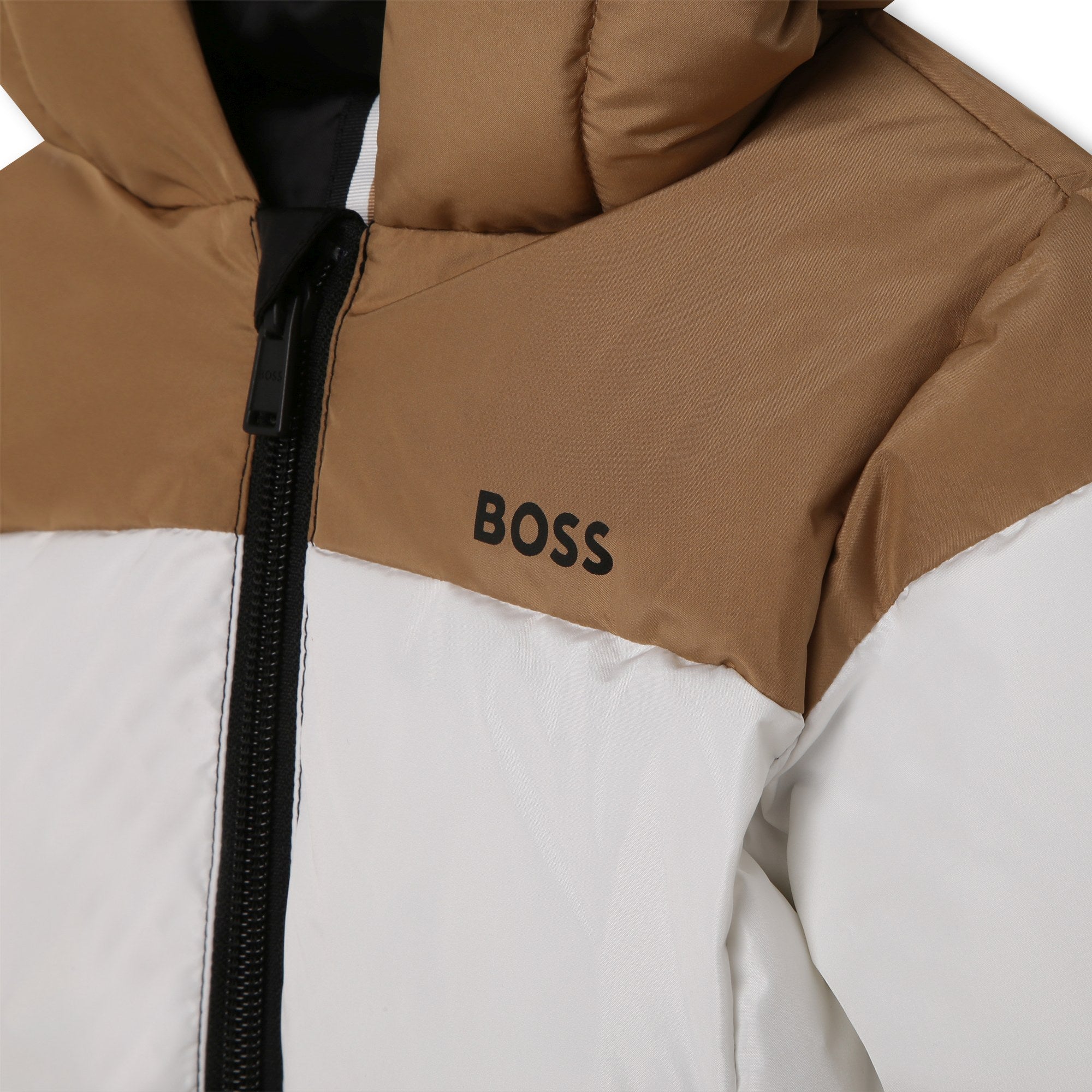 Boss Baby Boys Three Colour Jacket in Black / White / Brown