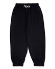 Fendi Boys Sweatpants FF Monogram Black