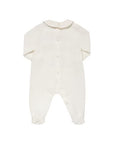 Moschino Baby Unisex Babygrow and Bib Set in White