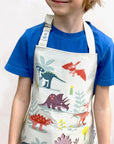 Thread Bear Dinosaur Friends Apron