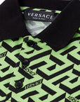 Versace Baby Boys La Greca Polo Green