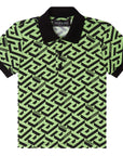 Versace Baby Boys La Greca Polo Green