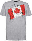 Dsquared2 Men's Canadian Graphic Print T-Shirt Grey