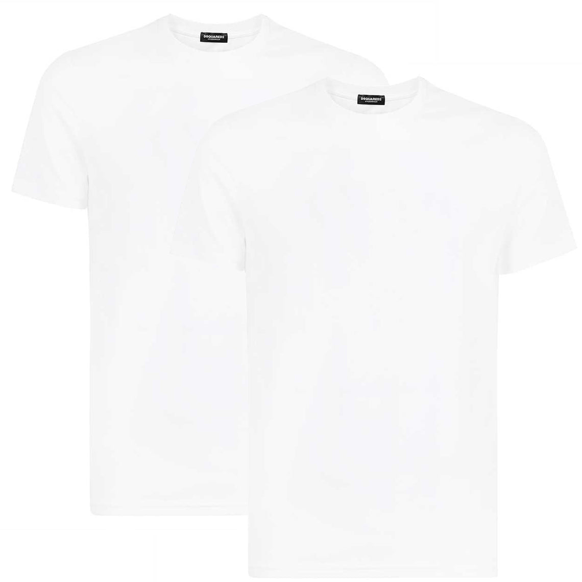 Dsquared2 Men&#39;s Underwear T-Shirt Twin Pack White