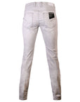 Neil Barrett Men's Acid Bleached Skinny Jeans White