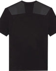 Neil Barrett Men's Leather Patch T-Shirt Black